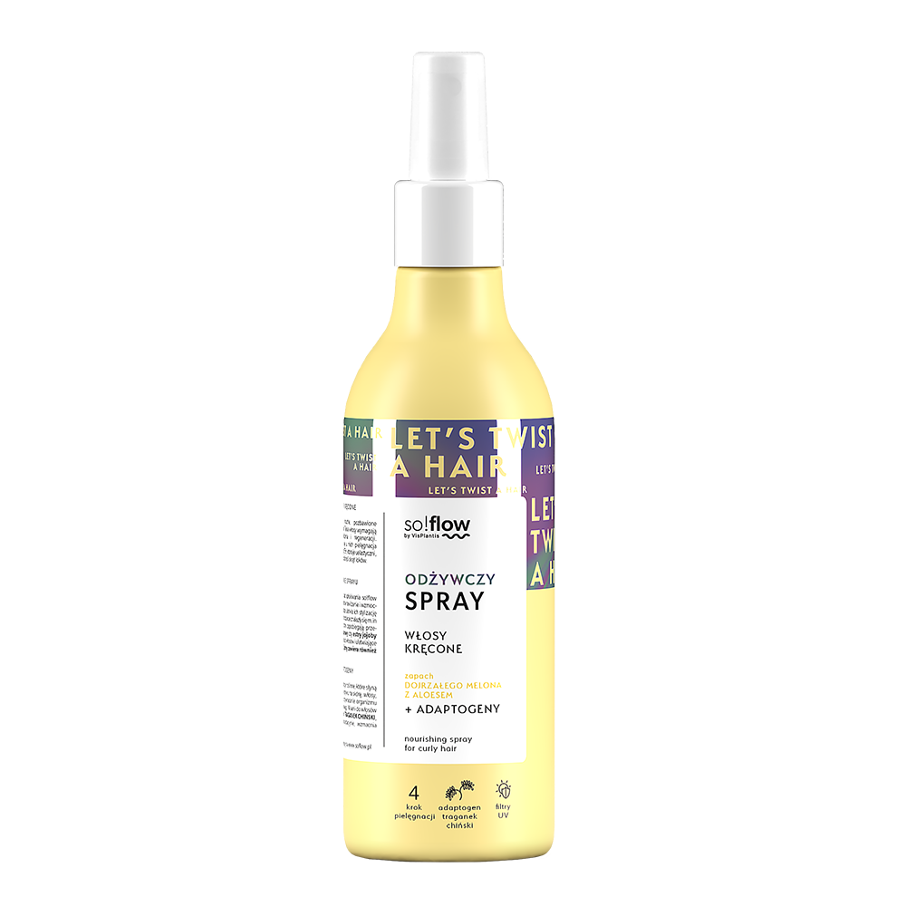 So!Flow Odżywczy Spray do Włosów Kręconych o Zapachu Melona i Aloesu 150ml