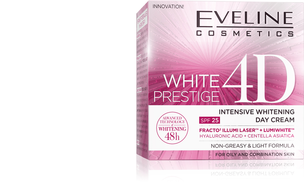 Eveline White Prestige 4D Wybielający Krem na Dzień 50ml