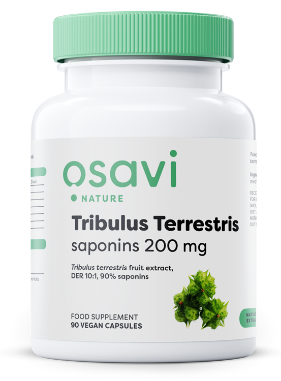 Osavi Tribulus Terrestris Saponins 200mg for Libido and Testosterone Support 90 Vegan Caps