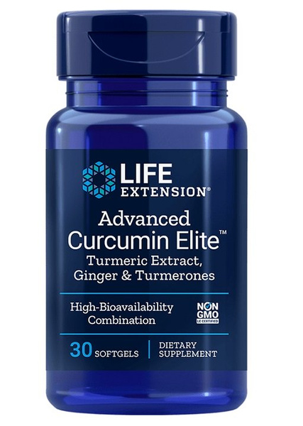 Advanced Curcumin Elite Turmeric Extract, Ginger & Turmerones - 30 softgels