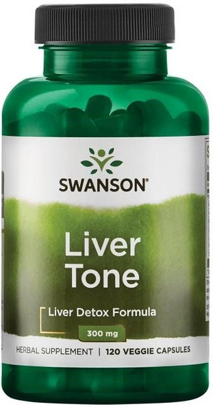 Swanson Liver Tone Liver Detox Formula 300mg 120 Vcapsules
