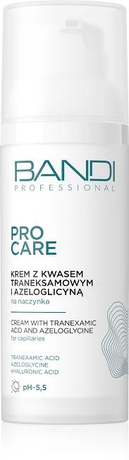 Bandi Professional Pro Care Cream with Tranexamic Acid and Azeloglycine for Vascular Skin 50ml