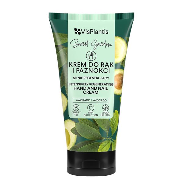 Vis Plantis Regenerating Hand and Nail Cream with Avocado and Cotton Oil 75ml