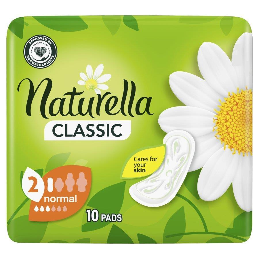 Naturella Classic Normal Camomile Sanitary Pads 10 Pieces