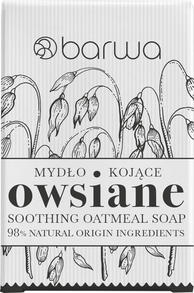 Barwa Pure Calm Kojące Owsiane Mydło w Kostce dla Skóry Wrażliwej i Suchej 100g
