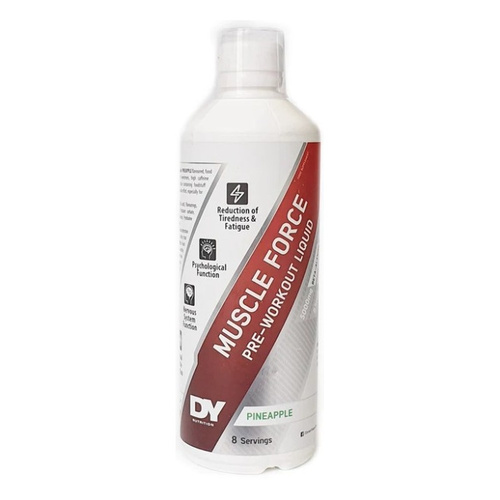Dorian Yates Muscle Force Płynny suplement przedtreningowy, Ananas 500ml