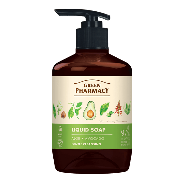 Green Pharmacy Liquid Soap Aloe and Avocado 460ml