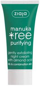 Ziaja Manuka Tree Micro-Exfoliating Cream with Almond Acid Combination and Oily Skin for Night 50ml