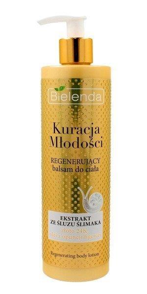 Bielenda Kuracja Młodości Regenerujący Balsam do Ciała ze Śluzem i Złotem 400ml