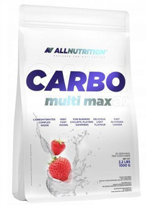 Allnutrition Carbo Multi Max Odżywka Węglowodanowa o Smaku Truskawkowym na Energię i Regenerację po Treningu 1000g