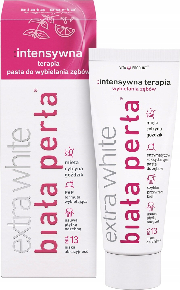 Biała Perla Intensywna Terapia Pasta Wybielająca 75ml