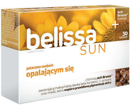 Aflofarm Belissa Sun Stronger Tan and Sun Protection 30caps.