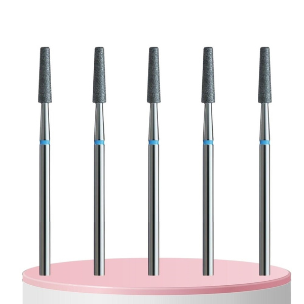 IQ Nails Diamond Nail Drill Bits Cut Cone 2.3mm 5 pcs