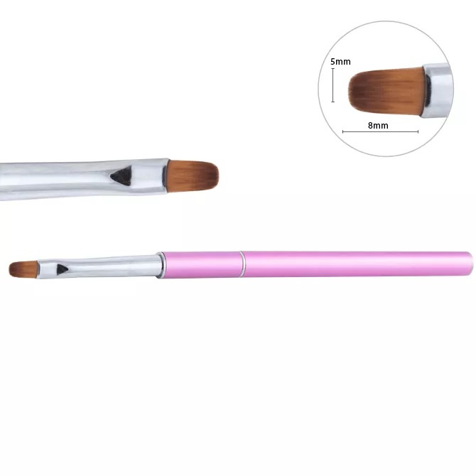 Neonail Natural Gel Brush Oval No. 6 1 Piece