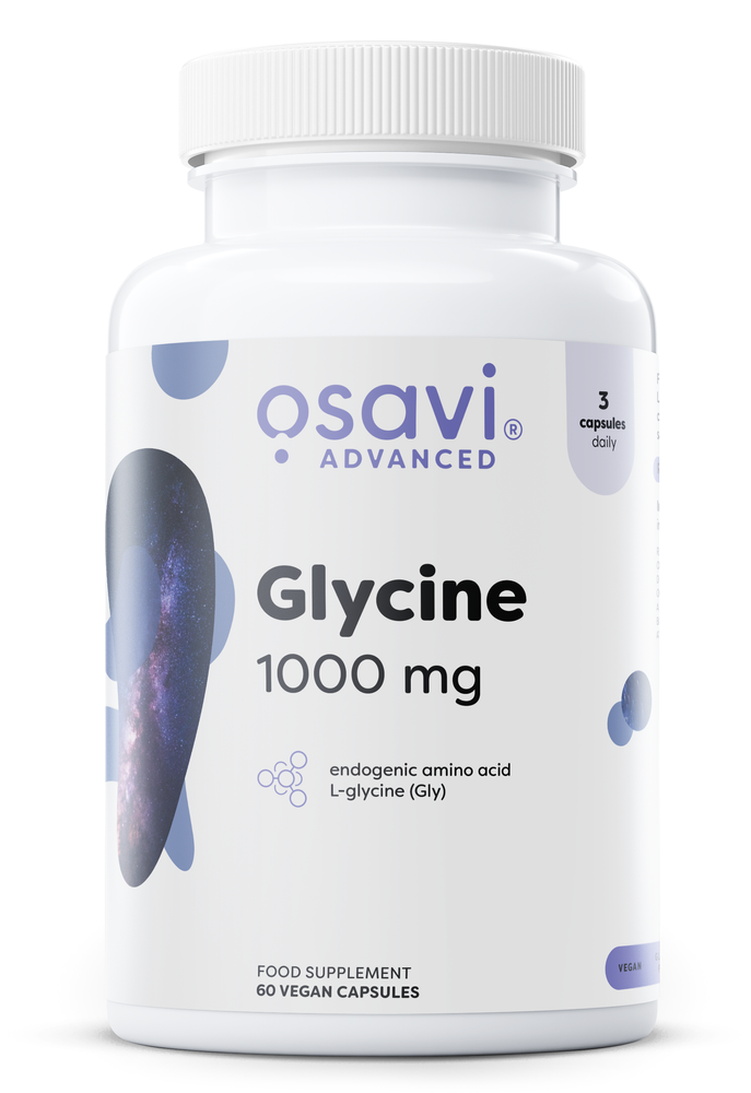 Osavi Glycine 1000mg Supplement in Vegan Capsules for Nervous System Support 60 Capsules
