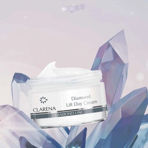 Clarena Diamond Meteorite Line Lift Day Cream Lifting Hydrating for Mature Skin 50ml