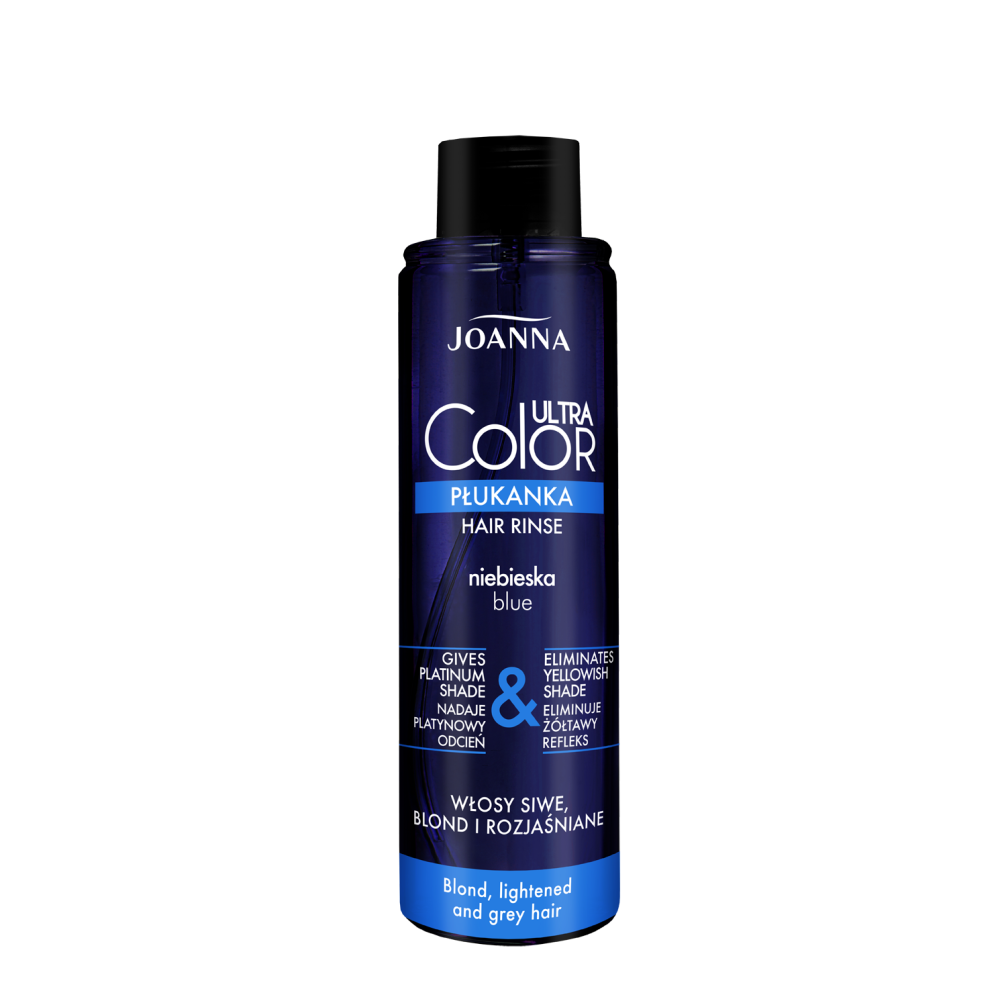 Joanna Ultra Color Rinse for Blonde Gray and Lightened Hair Blue 150ml