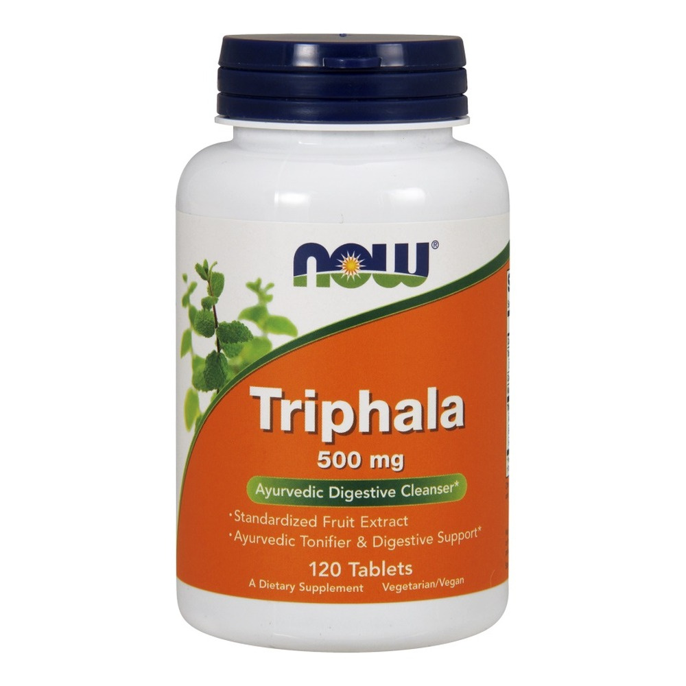 Now Foods Triphala 500mg Supports Digestive System 120 Tablets