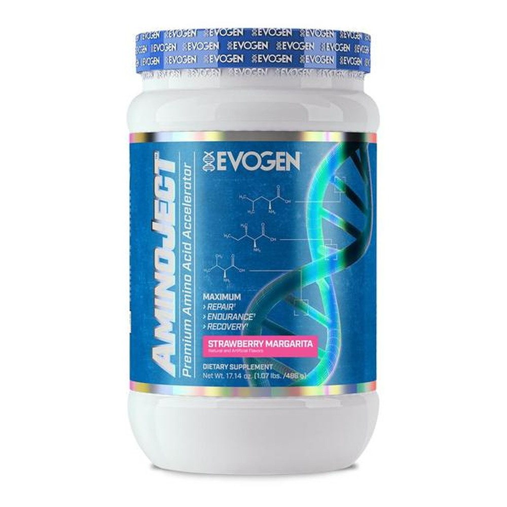 Evogen AminoJect BCAA + Glutamina, Truskawkowa Margarita 486g