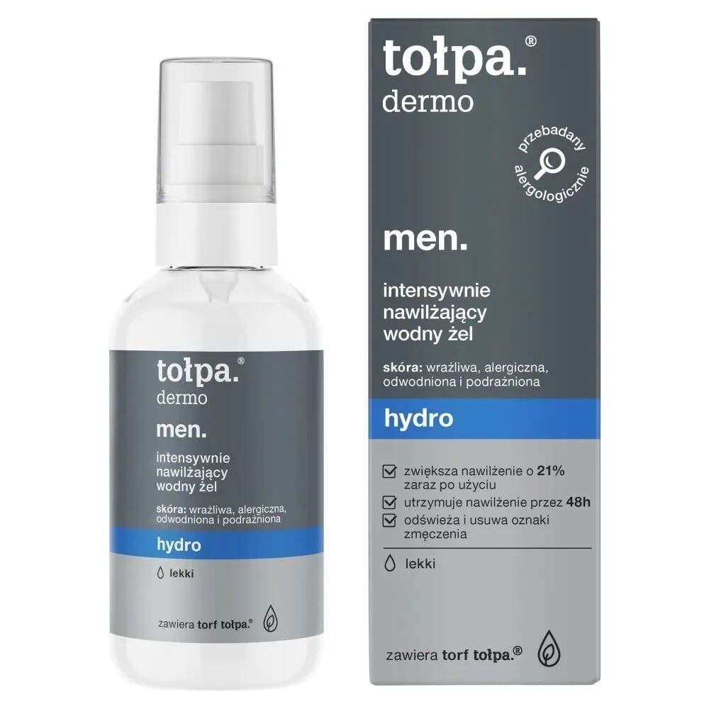 Tolpa Dermo Men Hydro Nawilżający żel do twarzy skóra wrażliwa 75ml
