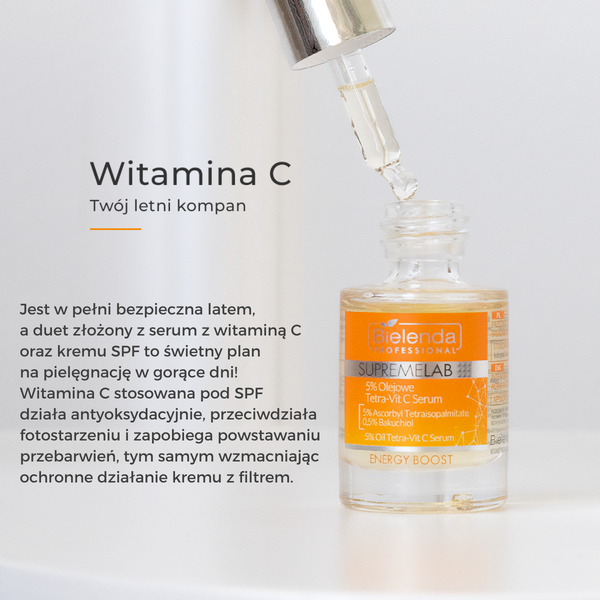 Bielenda Professional Supremelab Energy Boost Serum Rozjaśniające ze Stabilną Wit. C 15ml