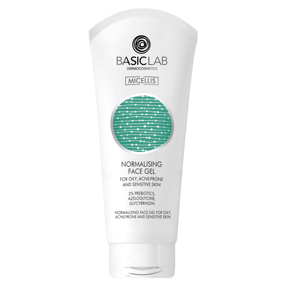 BasicLab Micellis Normalizujący Żel do Mycia Cery Tłustej i Trądzikowej 100ml