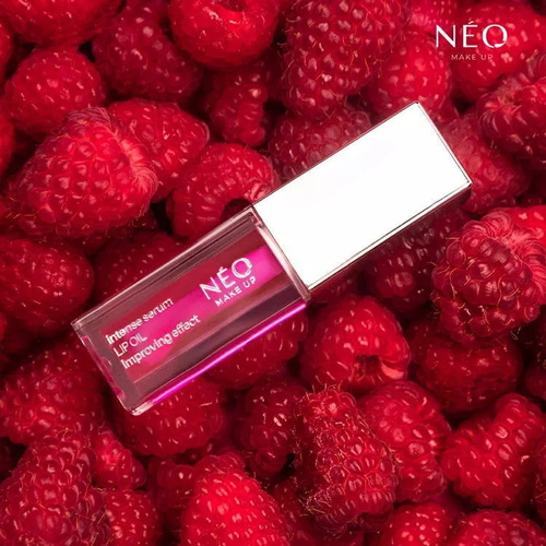 Neo Makeup Intense Serum Nawilżający Olejek Odżywczy do Ust Nr 02 Raspberry 5ml