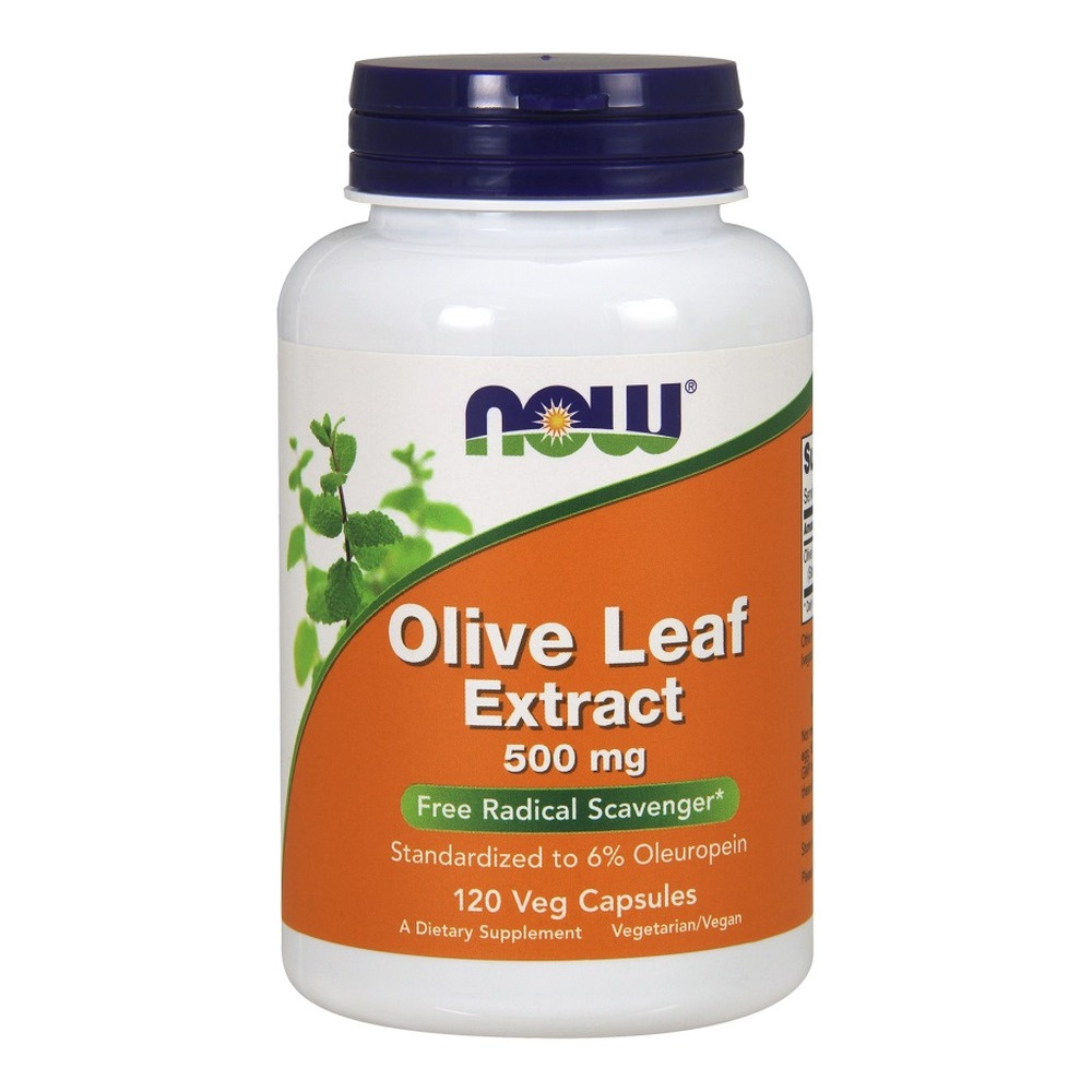 Now Foods Olive Leaf Extract 500mg Supports Cardiovascular System 120 Vcapsules