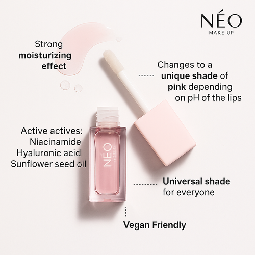 Neo Makeup Intense Serum Bezbarwny Olejek do Ust Magic Pink Tint Effect 5ml