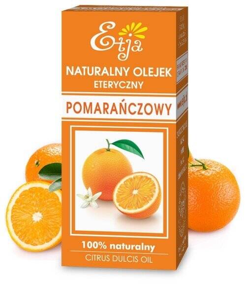 Etja Naturalny Olejek Eteryczny Pomarańczowy 10ml