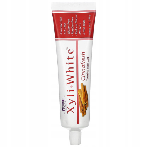 NOW Foods XyliWhite Cinnafresh Toothpaste Gel 181g