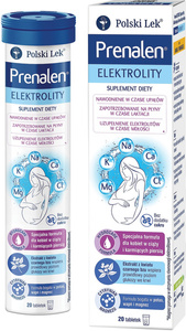 Prenalen Elektrolity Tabletki Musujące 20 Sztuk