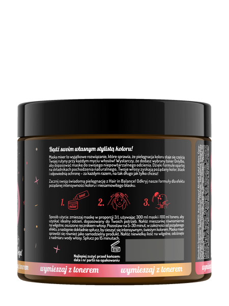 OnlyBio Hair in Balance Mixer Mask for Gentle Coloring with Toner 300ml