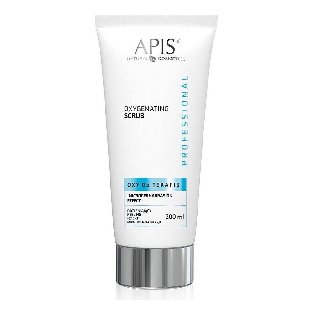 Apis Professional Oxy O2 Therapis Dotleniający Peeling Efekt Mikrodermabrazji dla Cery Szarej i Zmęczonej 200ml