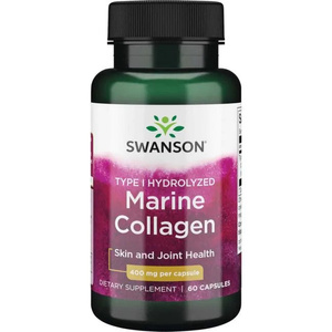 Swanson Type I Hydrolyzed Marine Collagen Hydrolizowany Kolagen 60 Kapsułek