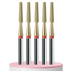 IQ Nails Diamond Nail Drill Bits Cut Cone Shape 2.1mm 173.514.021 ZRN 5pcs