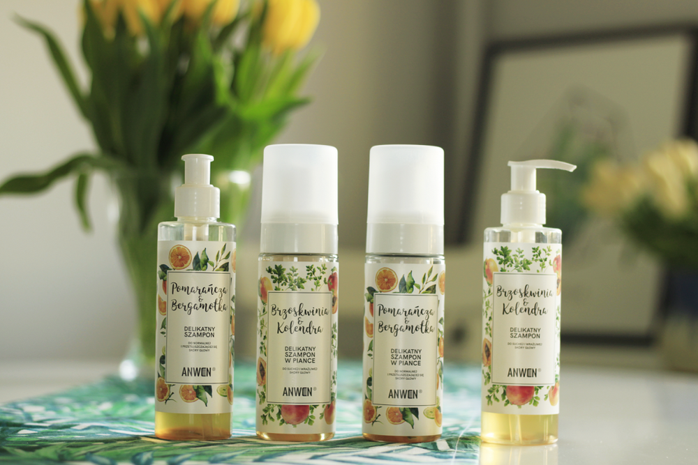 Anwen Orange & Bergamot Gentle Shampoo for Normal to Oily Scalp 200ml
