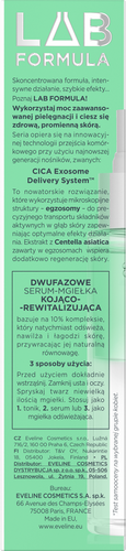 Eveline Lab Formula Two-Phase Soothing and Revitalizing Serum-Mist 30ml