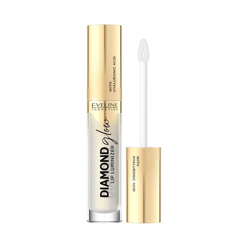 Eveline Diamond Lip Glow Błyszczyk do Ust z Kwasem Hialuronowym Nr 07 Golden Dust 4,5ml