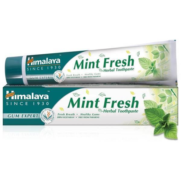 Himalaya Mint Fresh Herbal Toothpaste with Advanced Herbal Formula with Mint and Indian Fennel 75ml