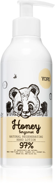 Yope Honey and Bergamot Natural Regenerating and Smoothing Hand Balm 300ml