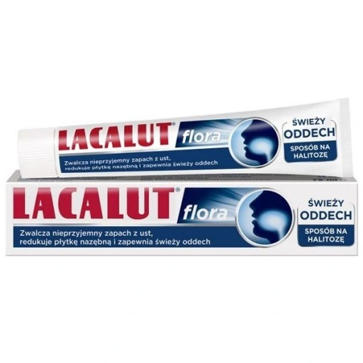 Lacalut Flora Toothpaste Providing Fresh Breath Prevents Caries 75ml