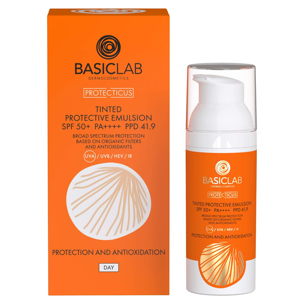 BasicLab Protecticus Toning Protective Emulsion SPF 50 PA 50ml