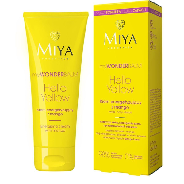 Miya myWONDERbalm Hello Yellow Energizing Cream with Mango 75ml