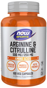 Arginine & Citrulline - 120 vcaps
