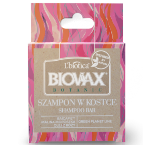 Biovax Botanic Cube Shampoo Cloudberry Raspberry and Rose Oil 82g