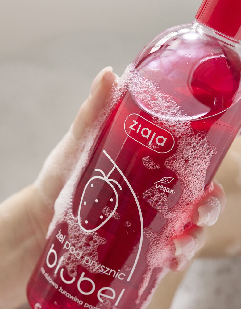 Ziaja Blubel Żurawina Poziomka Nawilżający Żel pod Prysznic 500ml