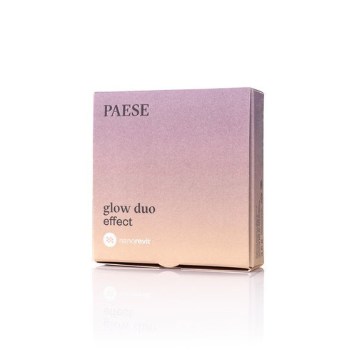 Paese Nanorevit Glow Duo Effect Puder Rozświetlający i Róż do Policzków 4.5g