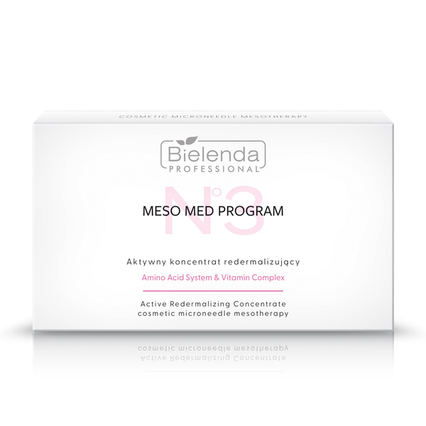 Bielenda Professional Meso Med Program Active Redermalizing Concentrates with Amino Acids and Vitamin Complex 10x3ml