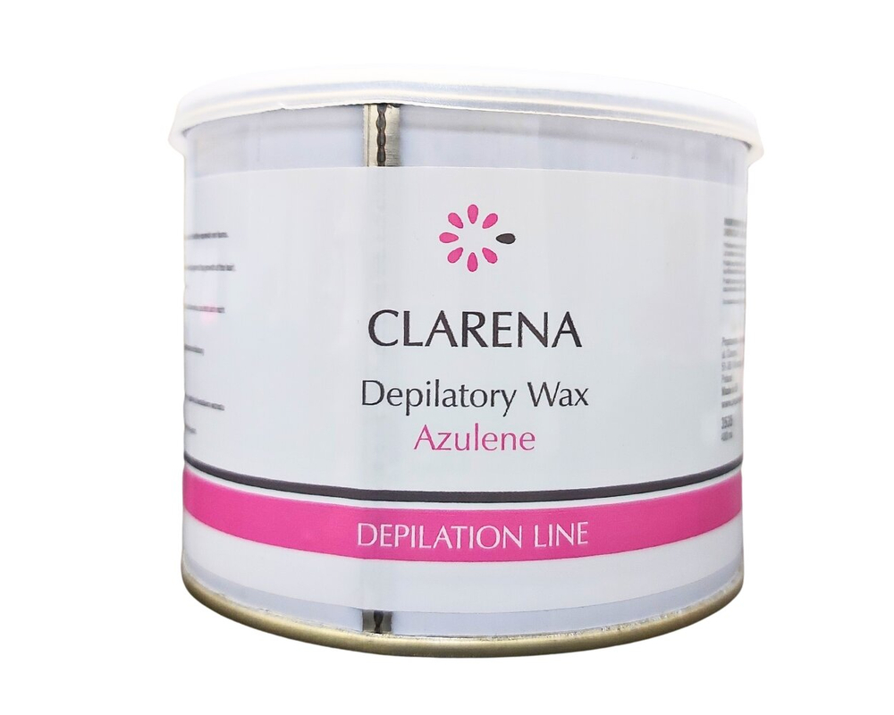 Clarena Azulene Luxury Depilatory Wax for Sensitive Skin - 400ml